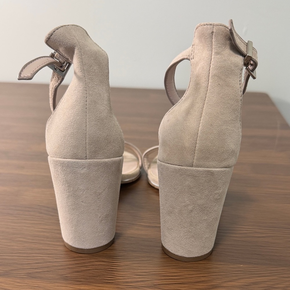 Reaction Kenneth Cole Taupe Women's Strappy Heels Sz 7.5 NWT‎